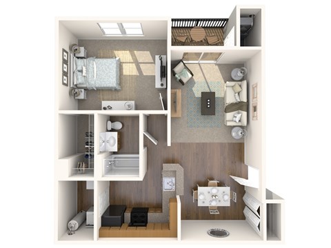 1 bed 1 bath A at Park at Winterset Apartments, Maryland